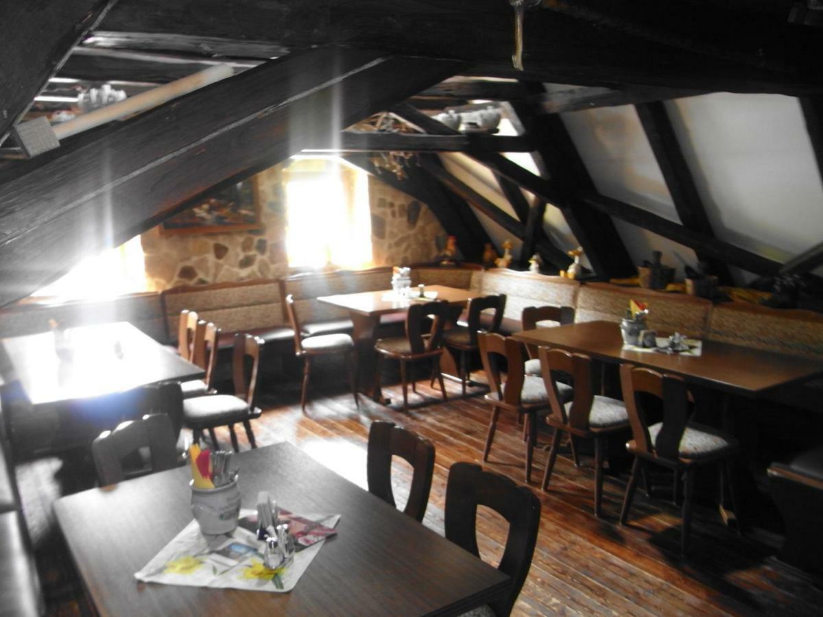 Restaurant & Pension "Bauernhof Zum Silberbergwerk" Limbach-Oberfrohna ภายนอก รูปภาพ